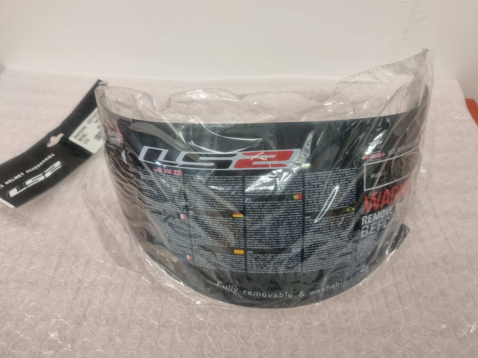 LS2 DARK TINT VISOR FOR FF369/FF384/FF351 helmets