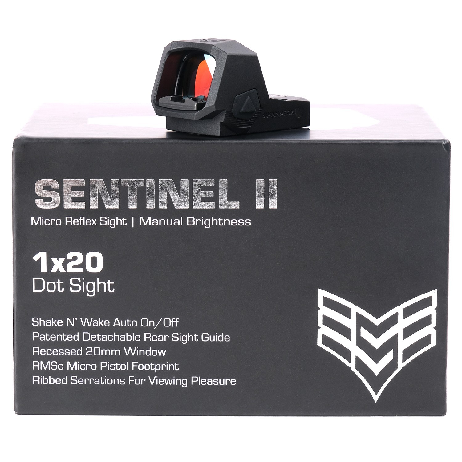 Swampfox Sentinel II 1x20mm Red/Green Dot Sight 3 MOA Micro Reflex Sight RMSc
