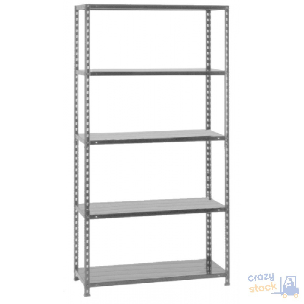 Bizzotto Shelf Painted Grey 5 Shelves With Armour CM 100X40Xh 188