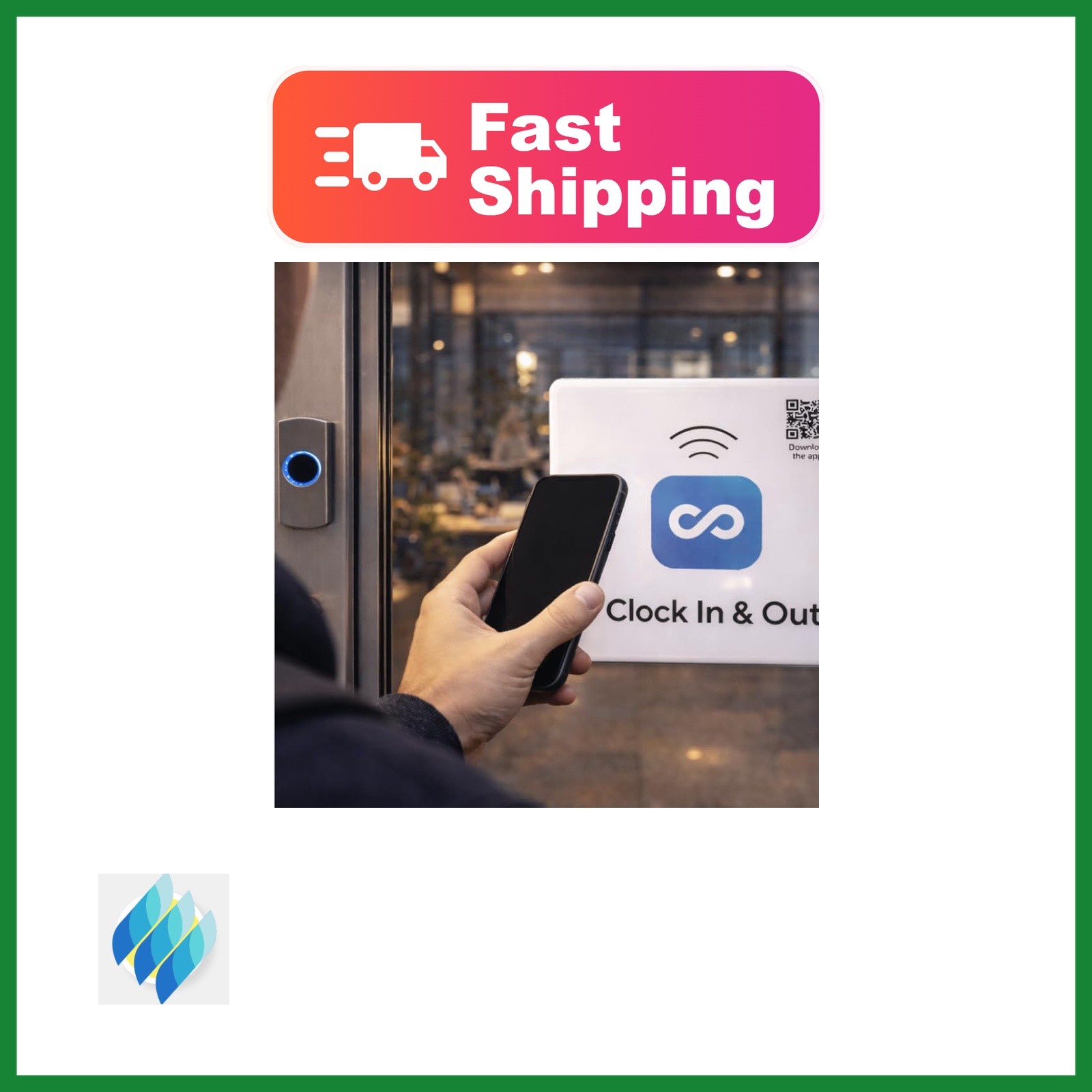 Connecteam NFC Tag for Clock In and Out (5-Pack)