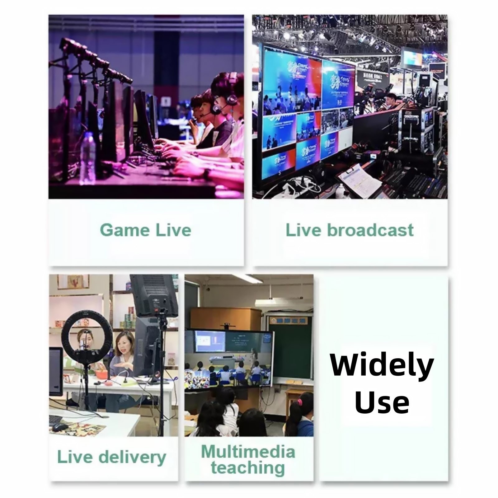 4K Video Switcher HDMI Camera Broadcast Station Controller For laptops/Cameras