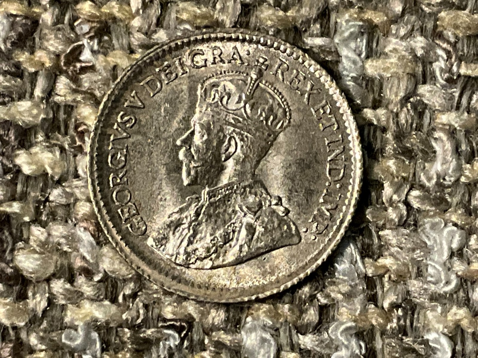 1920 Canada Silver 5 Cent Choice Brilliant Uncirculated George V