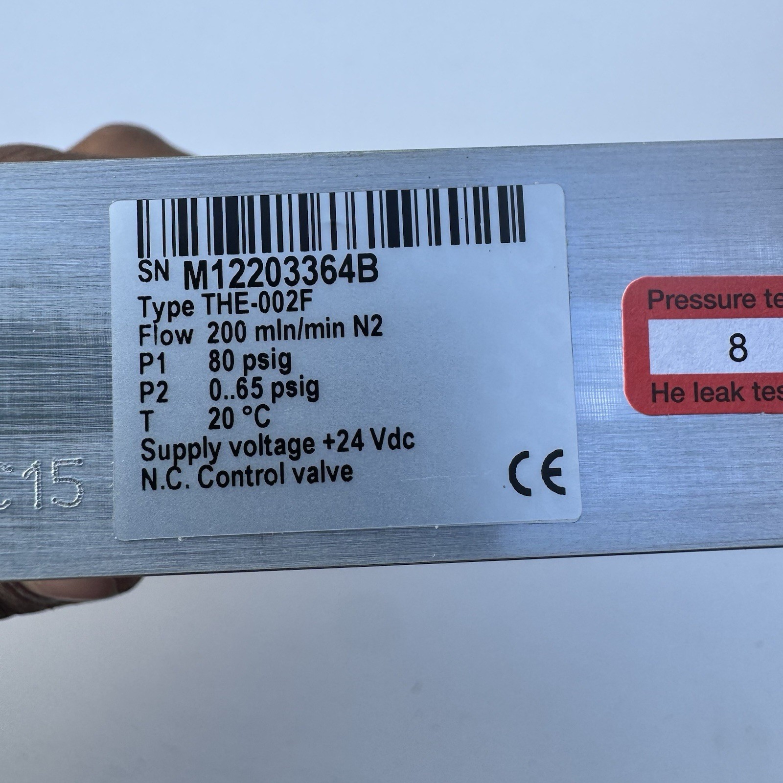 Bronkhorst THE-002F Mani-Flow Mass Flow Controller 200 ml/min N2 24V