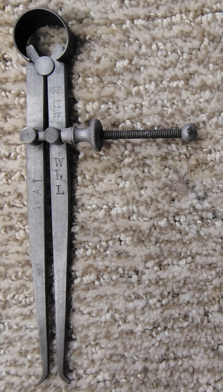 🗽 VINTAGE L .S.STARRETT 5" ID CALIPER