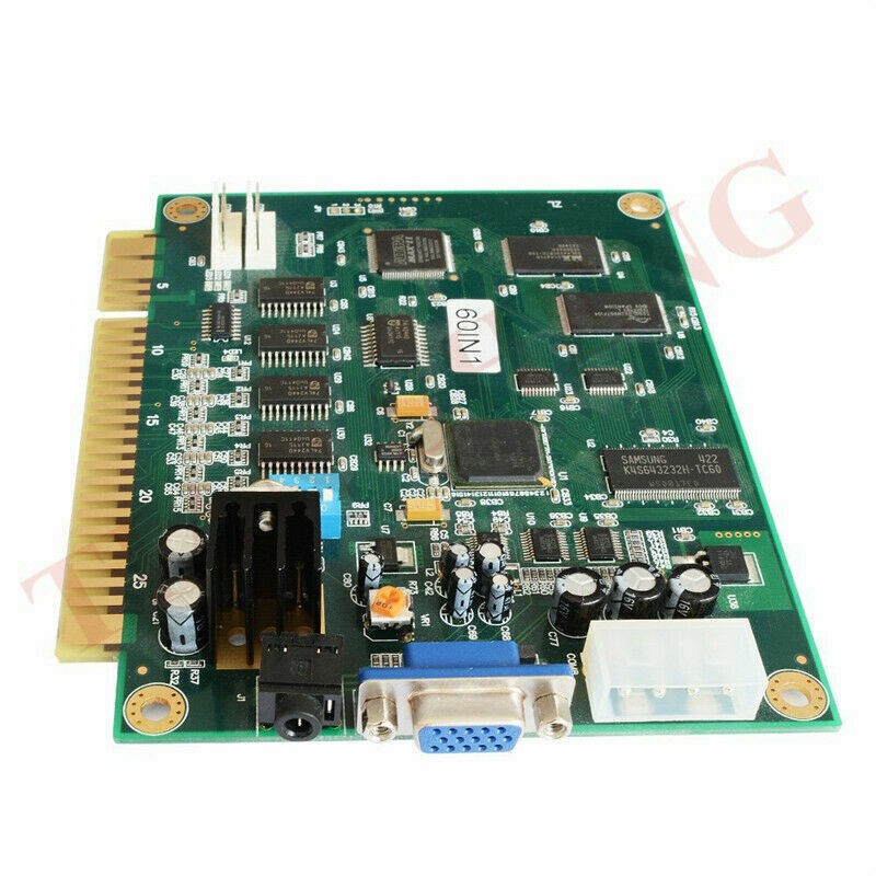 Arcade games 60 in 1 PCB Board CGA Output for JAMMA Arcade Cabinet Board