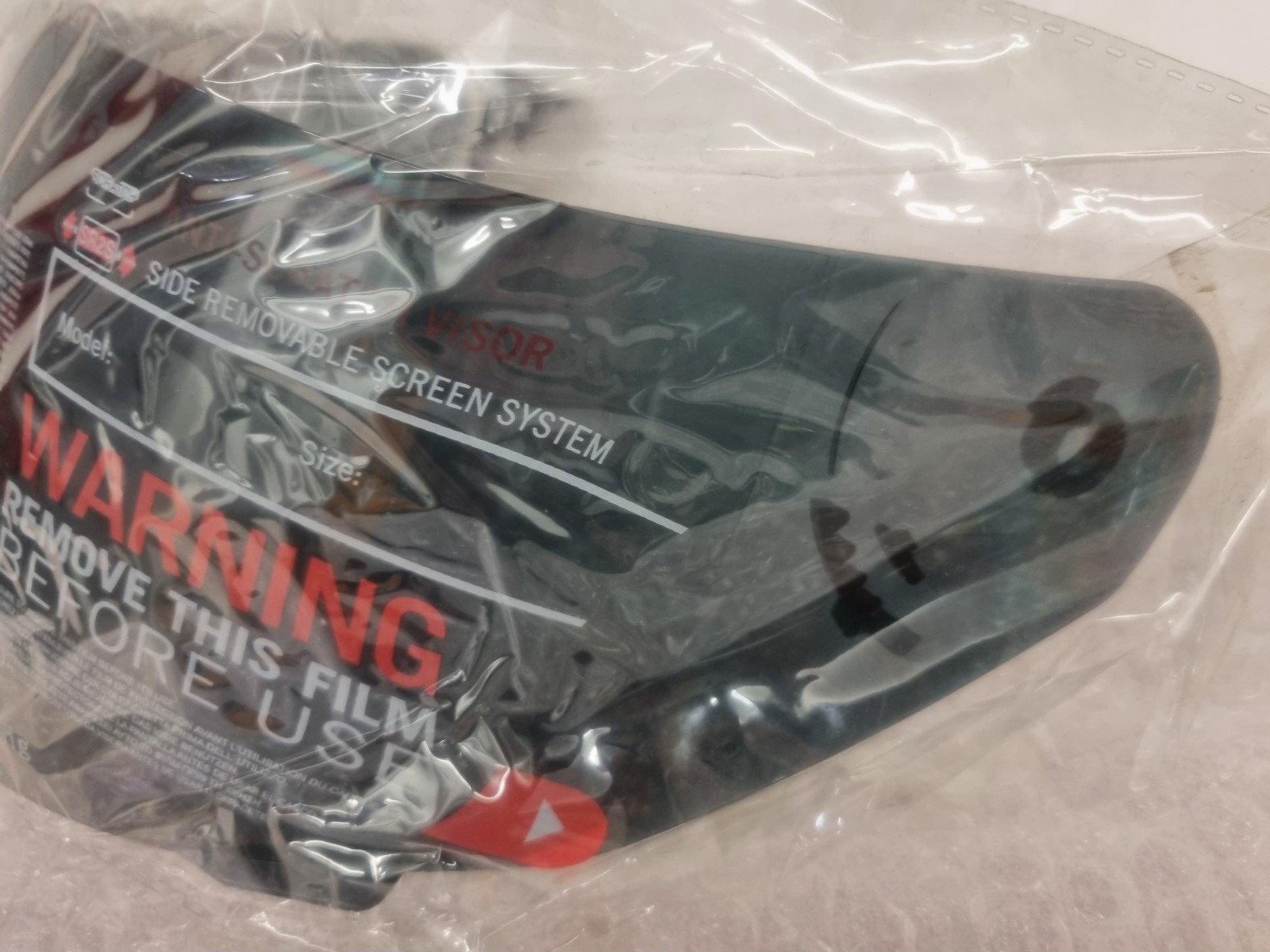 LS2 DARK TINT VISOR FOR FF369/FF384/FF351 helmets