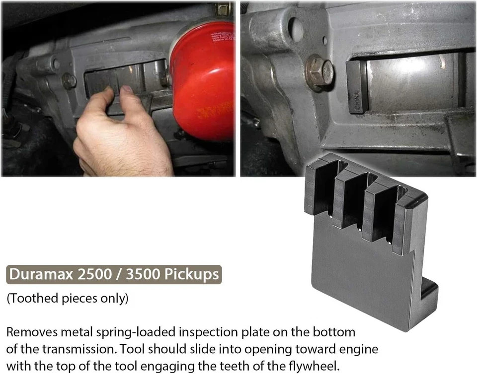 22100 Flywheel Locking Tool for 6.6L Duramax with 36mm 3/4'' Socket