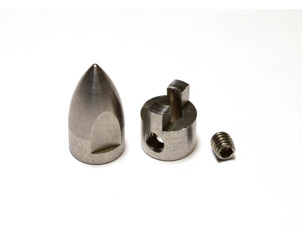 Hot Racing Stainless Steel Prop Nut & Drive Dog for Traxxas Spartan & M41 Boats