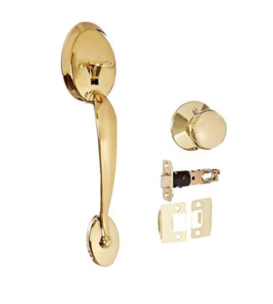 Schlage Polished Brass Plymouth Lower Handleset FE285 PLY 505 PLY 605