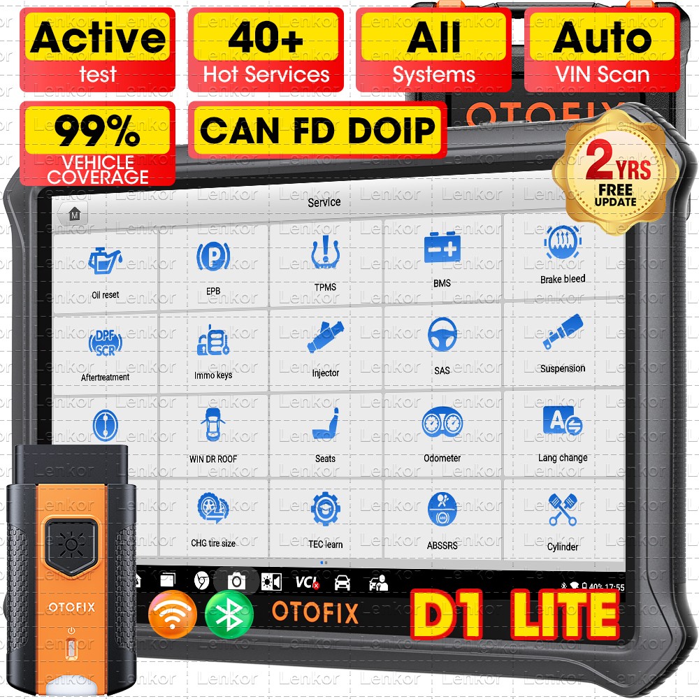 2025 OTOFIX D1 Lite Car Bidirectional Scanner Full System Diagnostic Coding Tool