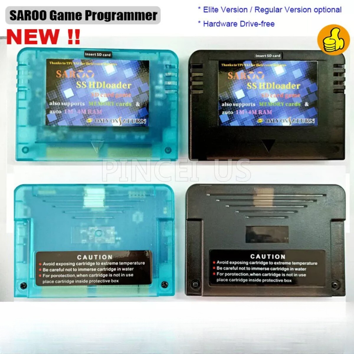 SAROO Hardware Drive-free Game Programmer HDloader for Sega Game 2024 NEW!