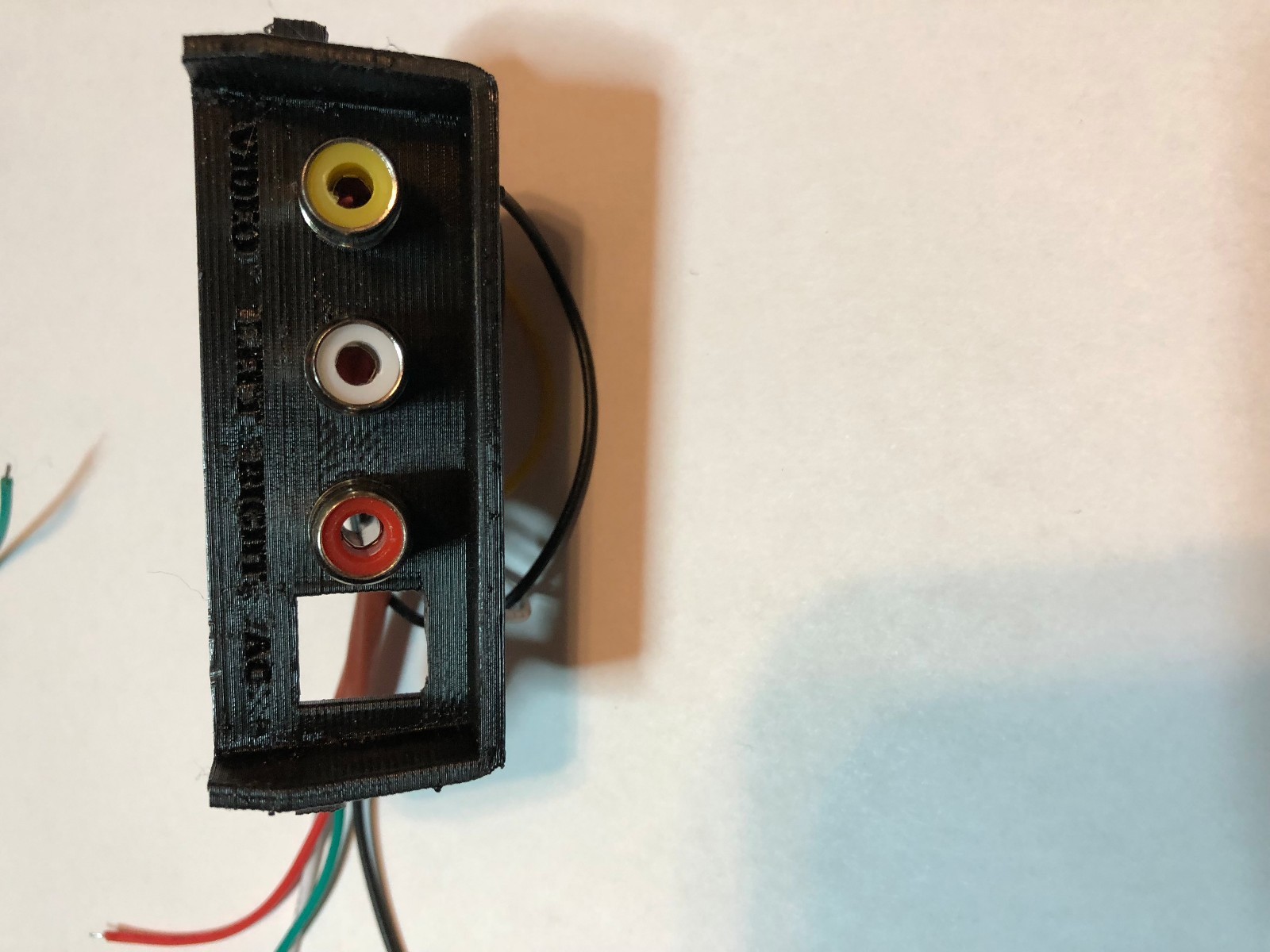 Nintendo NES-101 Top Loader w/ 3D Printed Back Composite AV LED & RECAP Service