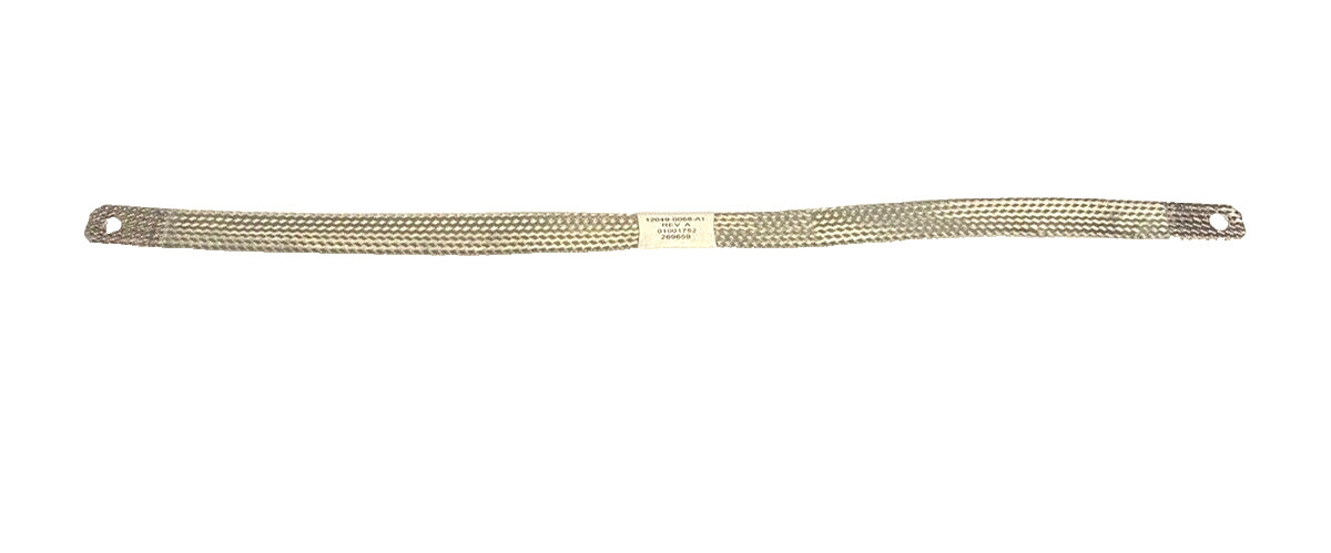 5/8 x 16" Flat Braided Ground Strap Tinned Copper Cable 1/4" Post Hole
