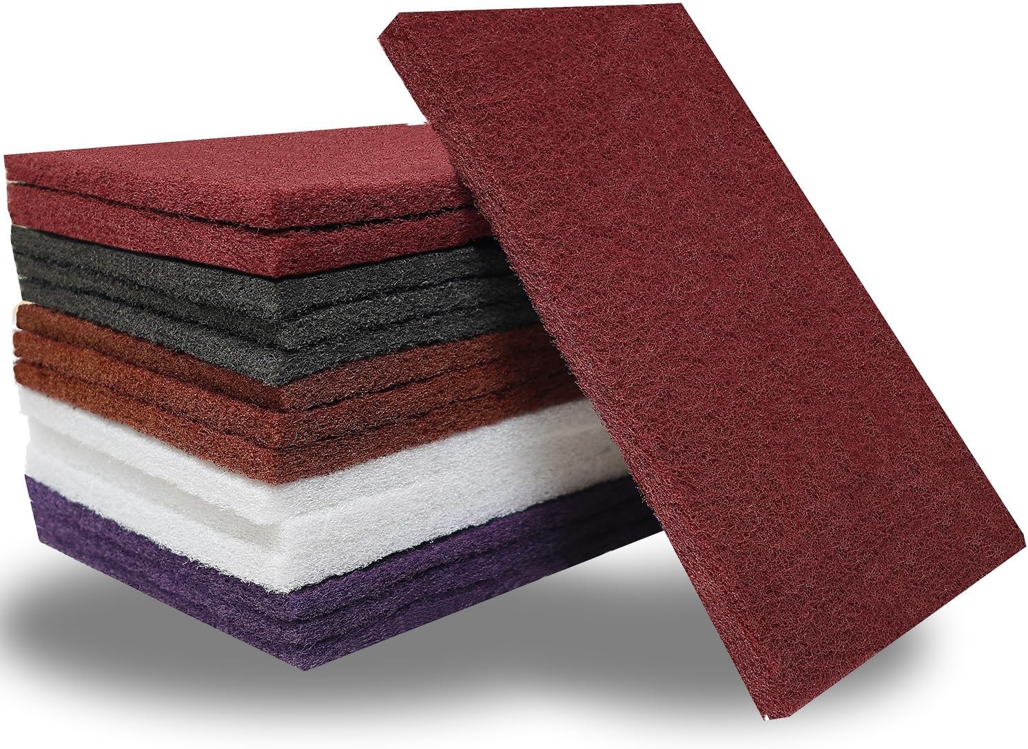 6" x 9" General Purpose Scuff Pad Hand Sanding Non-Woven For Surface Preparation