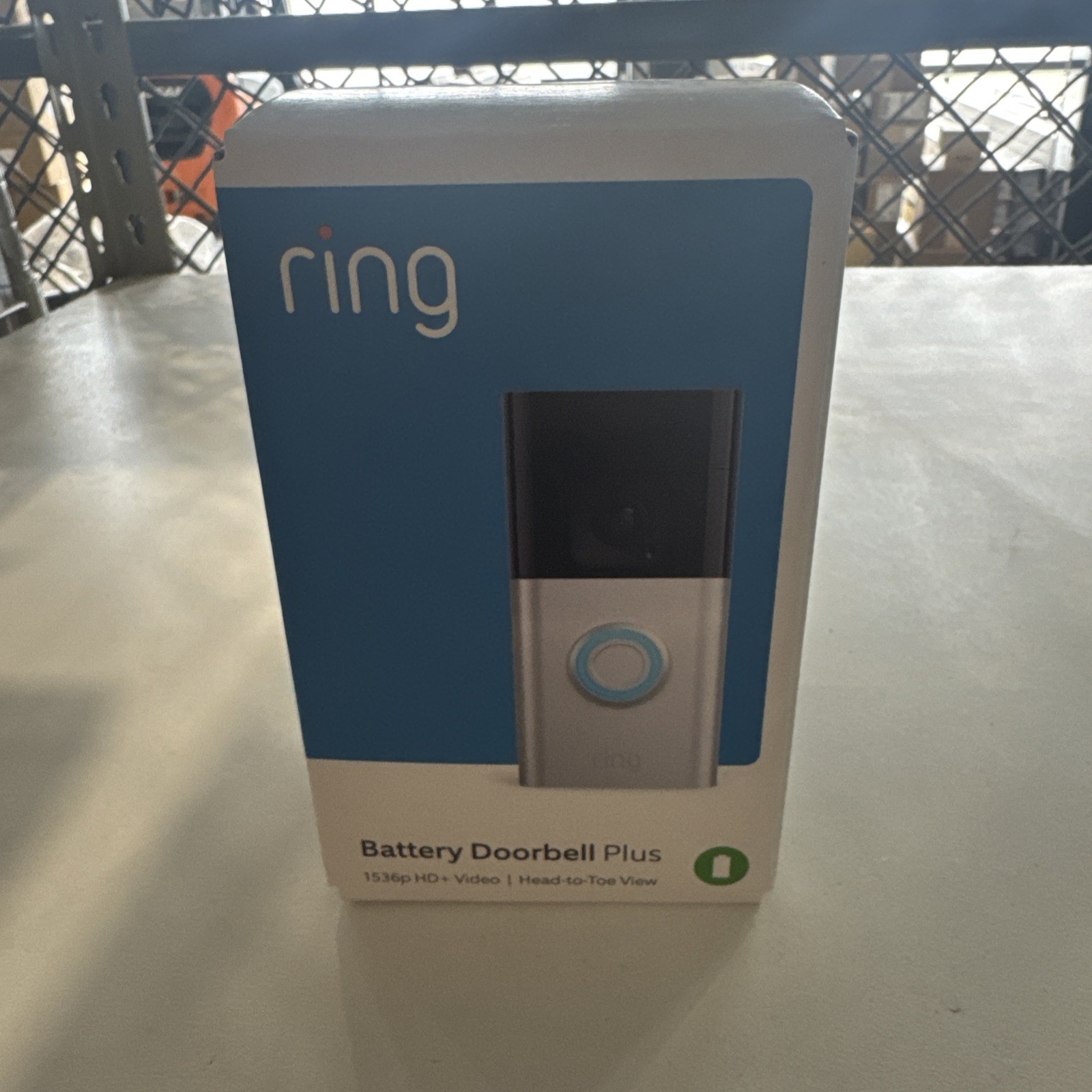Ring Battery Doorbell Plus 1536p  HD+ Video Head-to-Toe View ,  2022