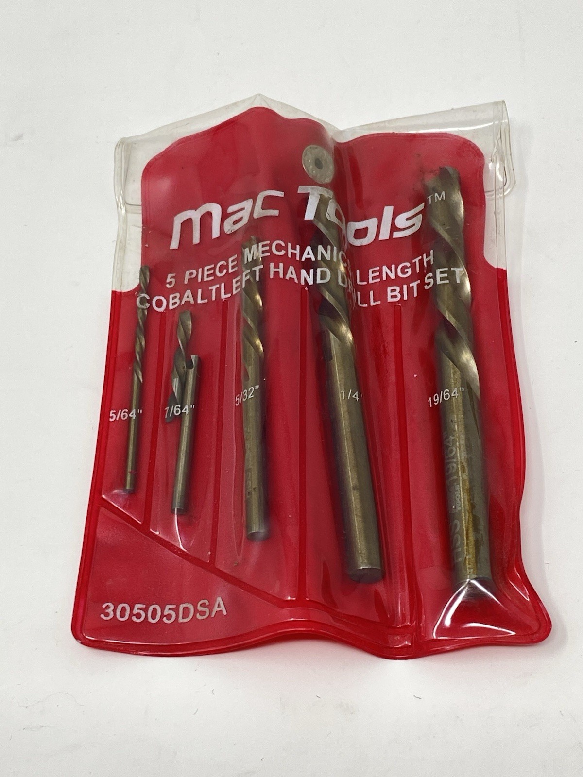 MAC Tools Mechanics Cobalt Left Handed Drill Bit Set
