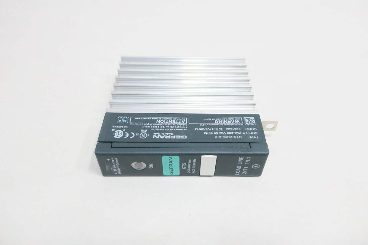 Gefran GTS-25/60-D-0 Solid State Relay 600v-ac