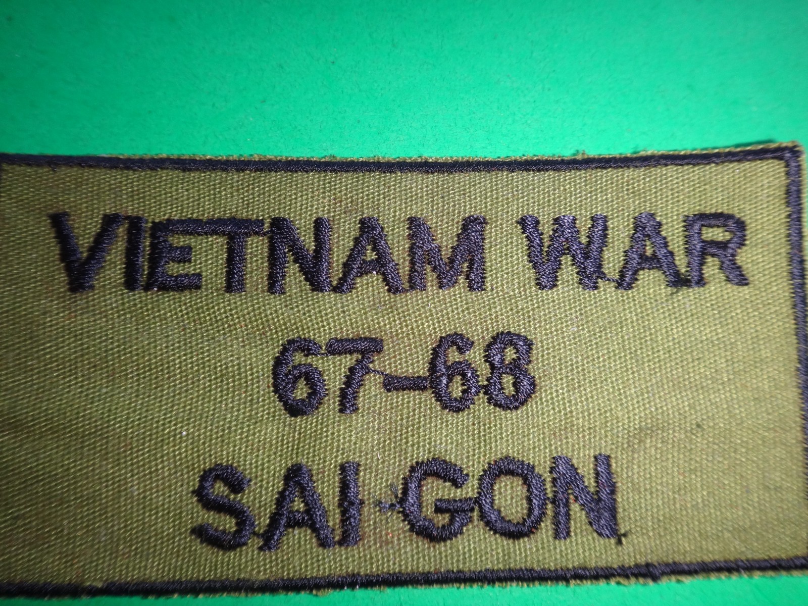 VIETNAM WAR 67-68 SAIGON Subdued Patch from Vietnam War era