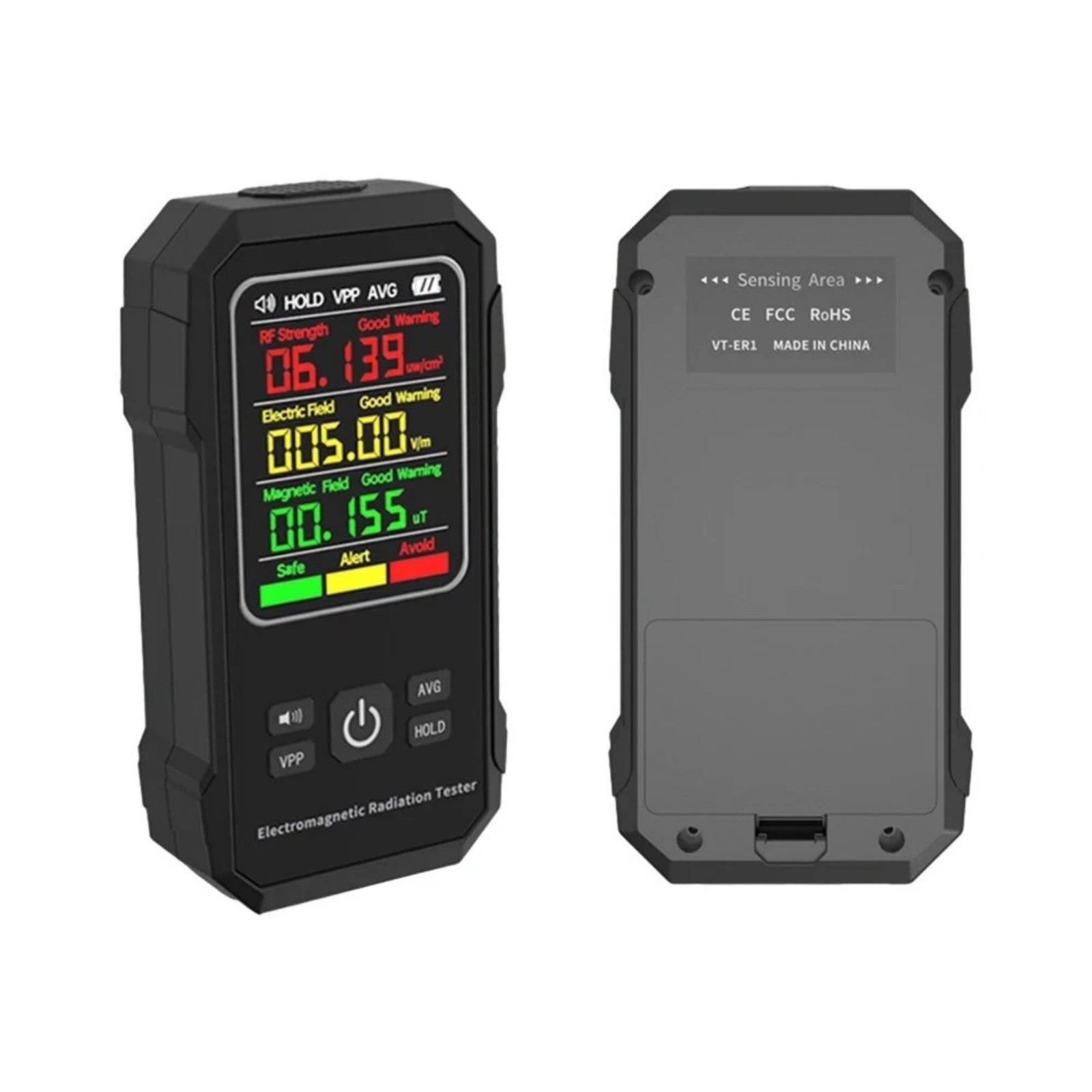 Digital Electromagnetic Radiation Detector EMF Meter with Lock Screen Function