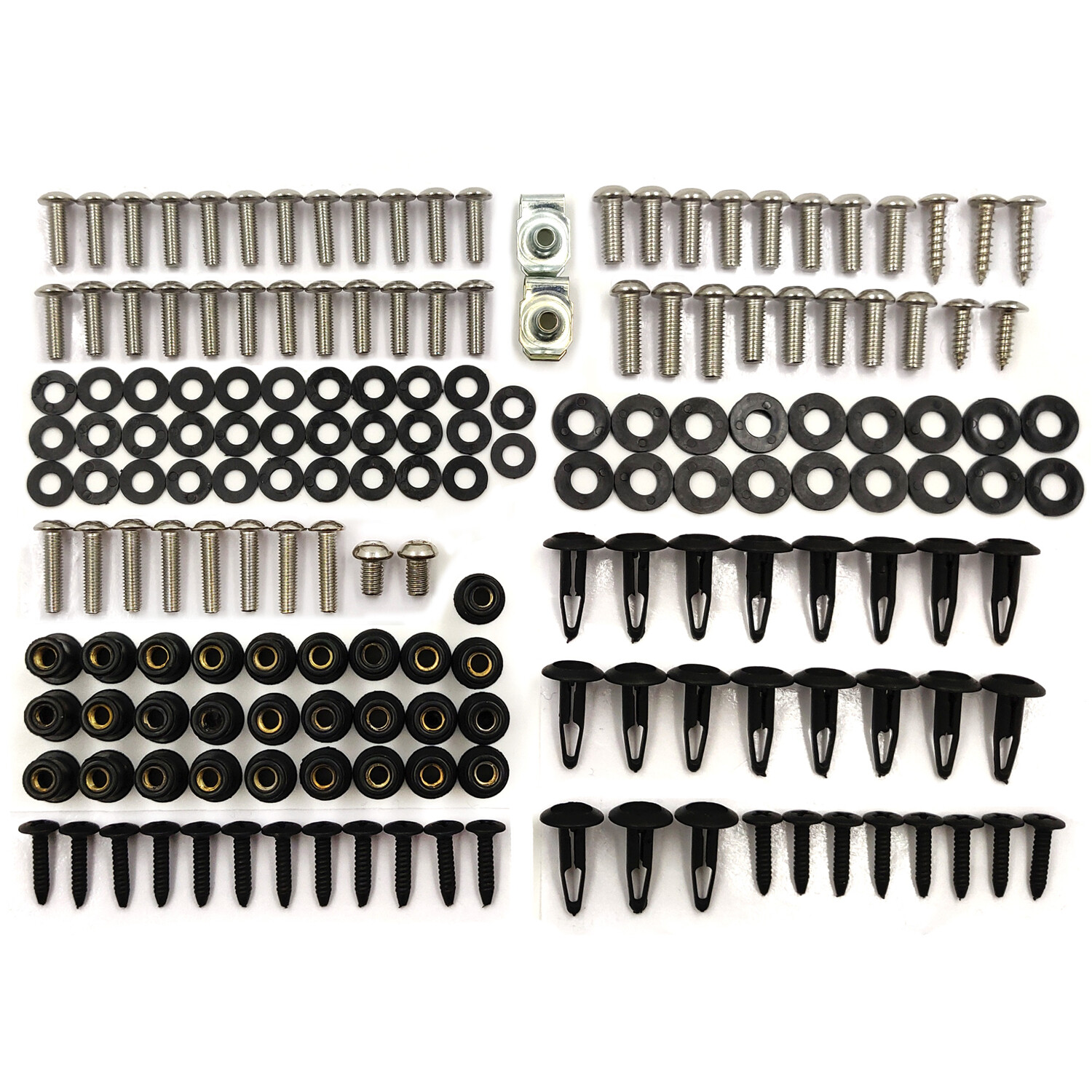 Complete Fairing Bolt Kit Bodywork Screws For KAWASAKI ZX10R 2006-2007 Stainless