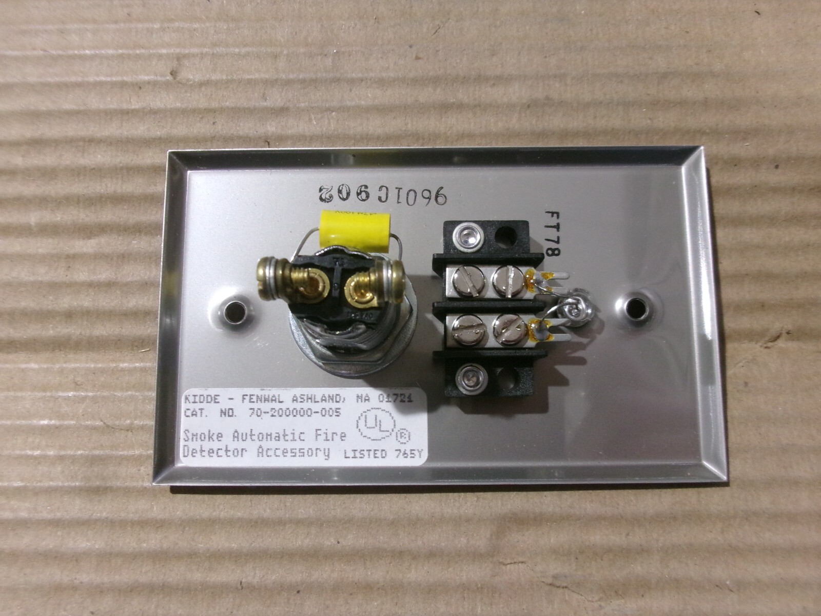 New Kidde/Fenwal 70-200000-005 Detector Smoke Automatic Fire Accessory
