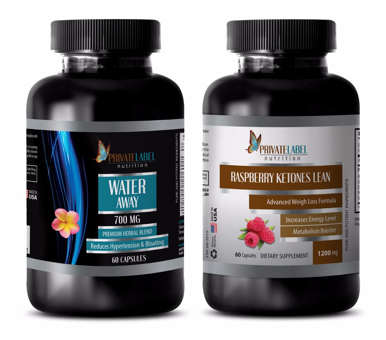 Antioxidant immune booster - WATER AWAY - RASPBERRY KETONE COMBO - raspberry