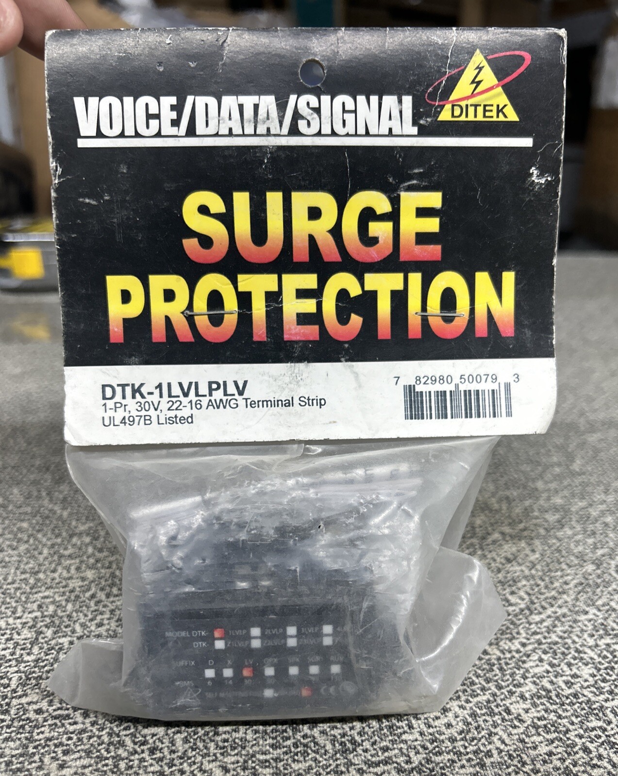 Ditek DTK-1LVLPLV Voice, Data and Signaling Circuit Surge Protector, New