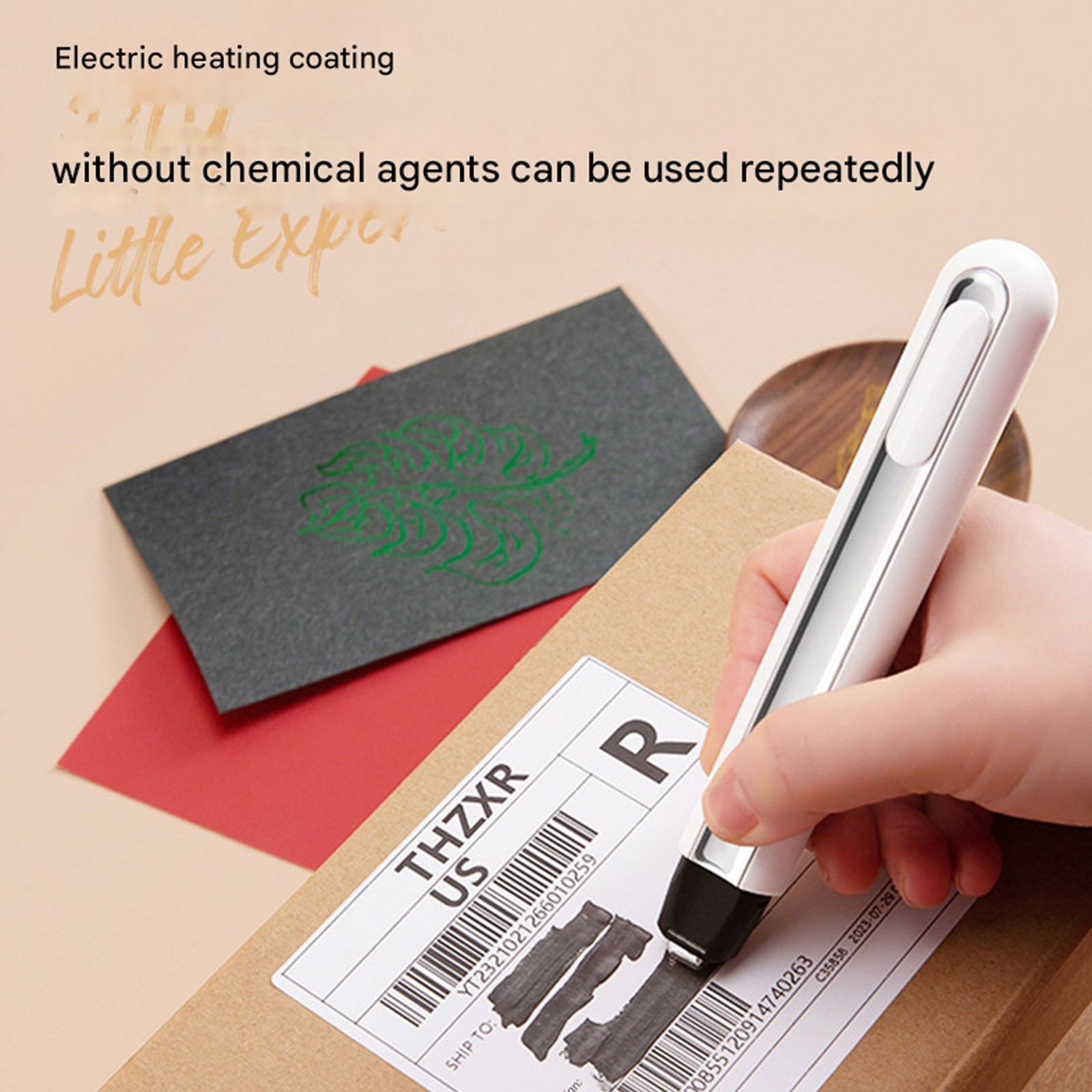 4 in 1 Heat Foil Pens, 3S Fast Heating, For Craft Card Making, Thermal Printin1o