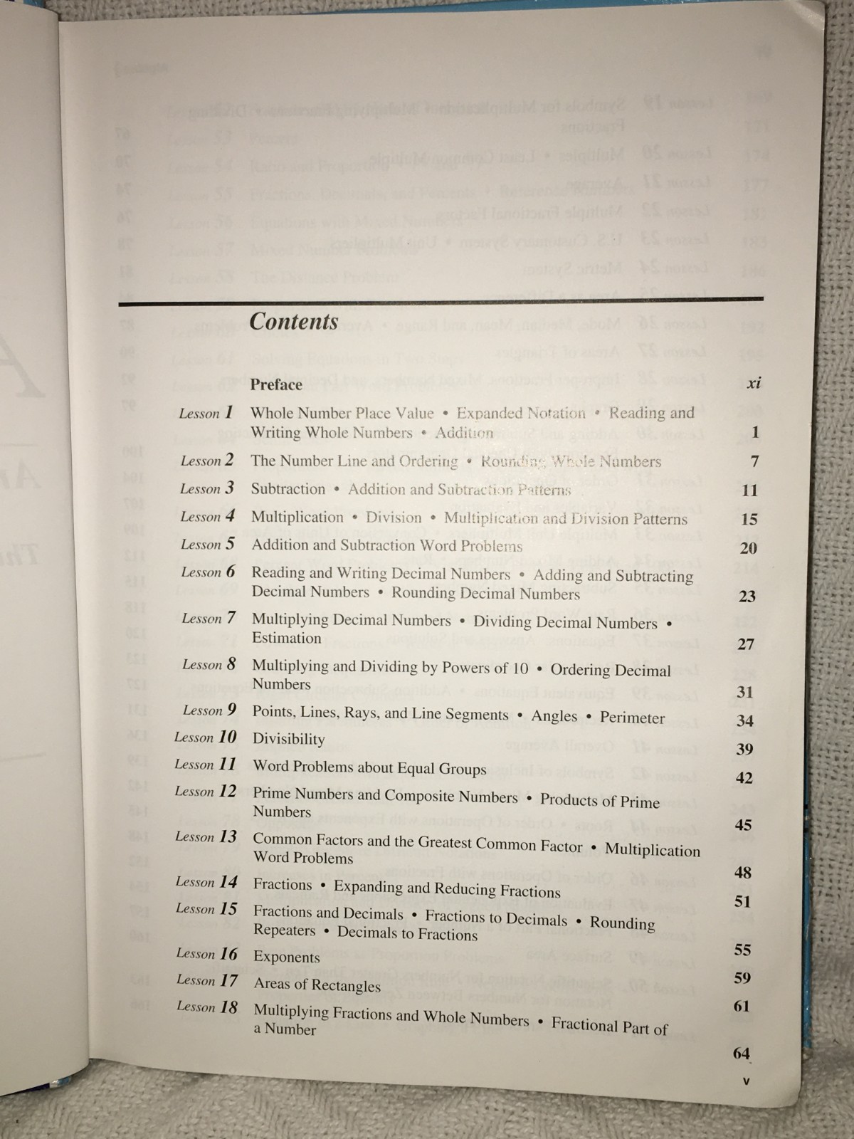 Saxon Math Algebra 1/2 An Incremental Development Third Edition Textbook 2004
