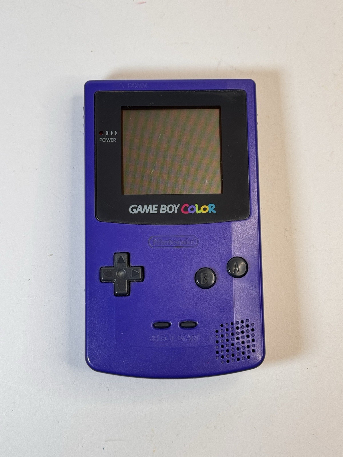 Nintendo Gameboy Color Purple Console 100% Authentic Tested & Working Great!