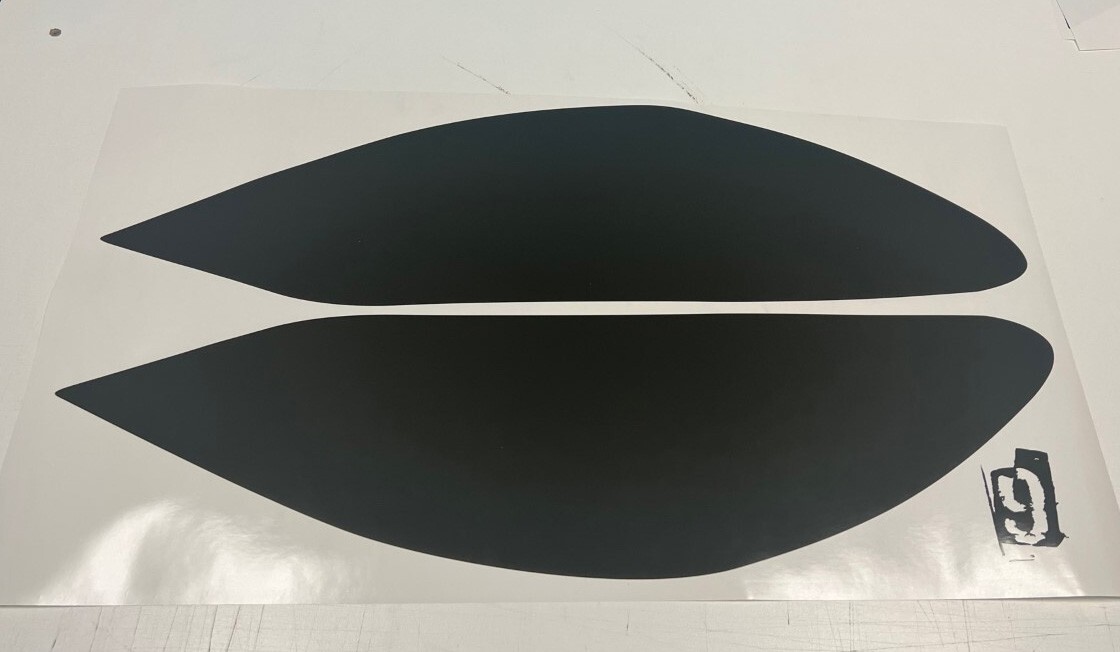 11-18 Mercedes CLS class smoke tinted tail light cover vinyl C218 350 400 500 63