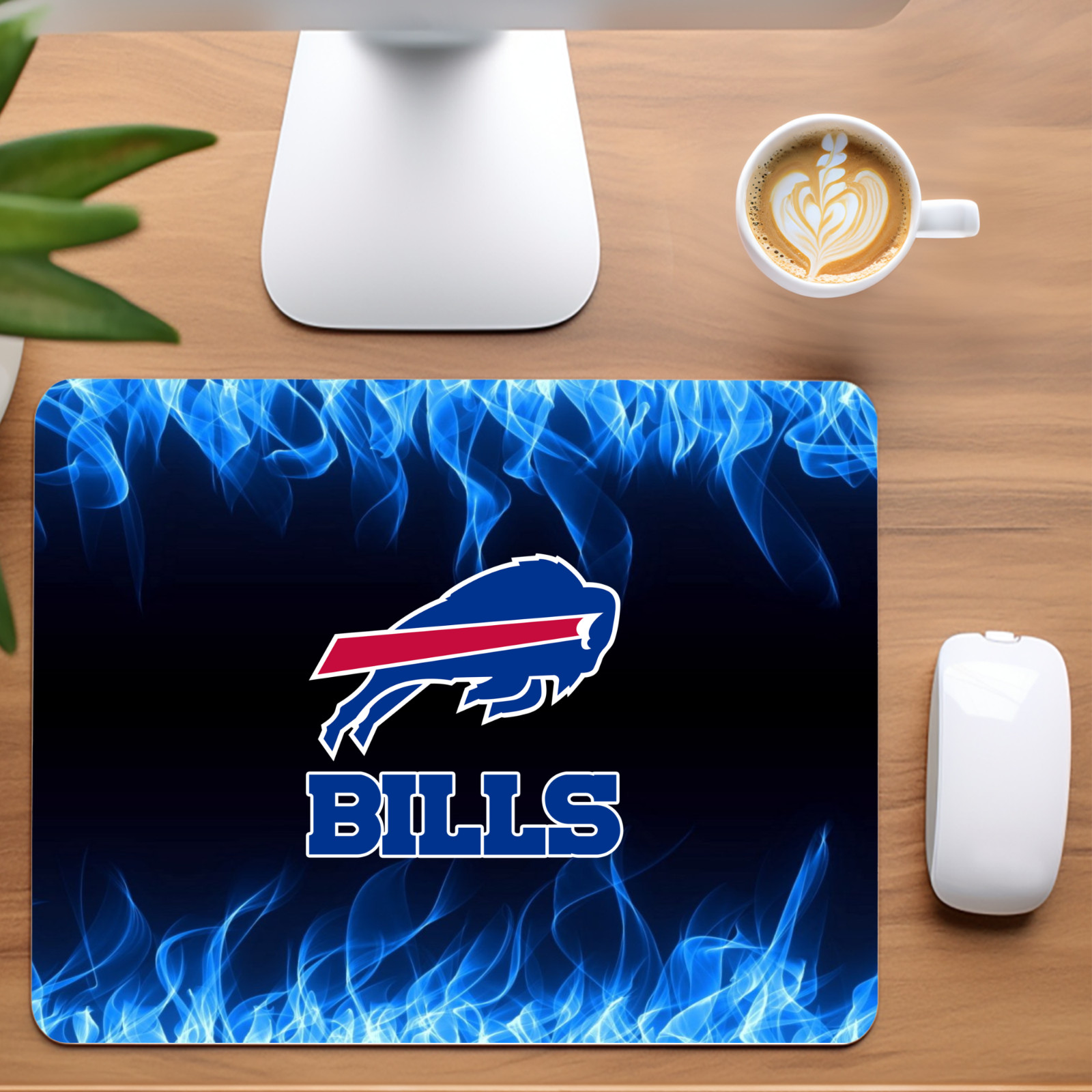 Buffalo Bills Custom Non-Slip Neoprene Mouse Pad Home Office