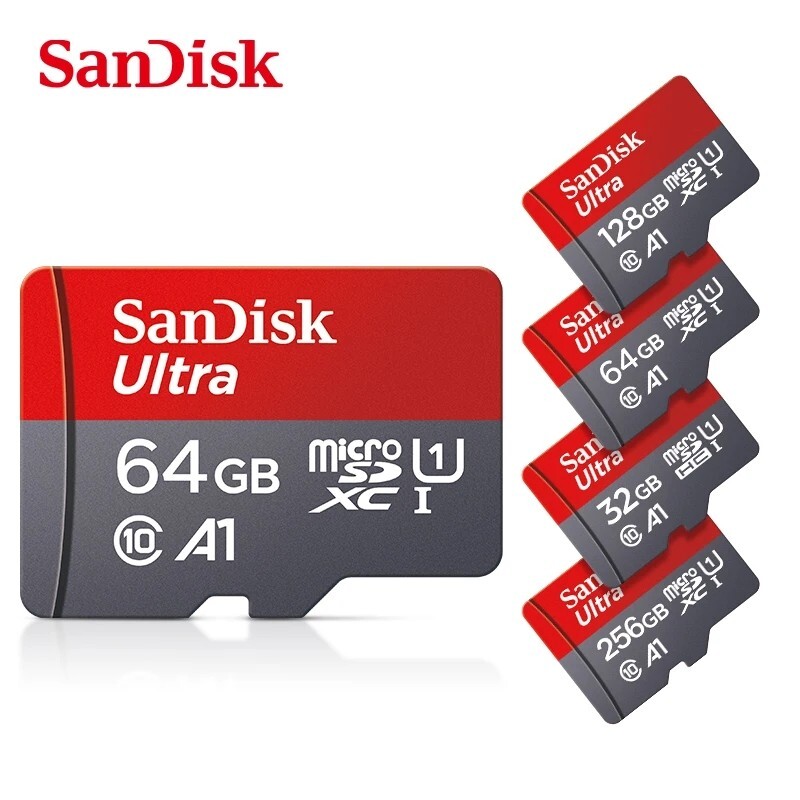 Sandisk Ultra microSD Card 64gb U1 A1 C10 140/Mbs  Android, Apple, Switch, GoPro