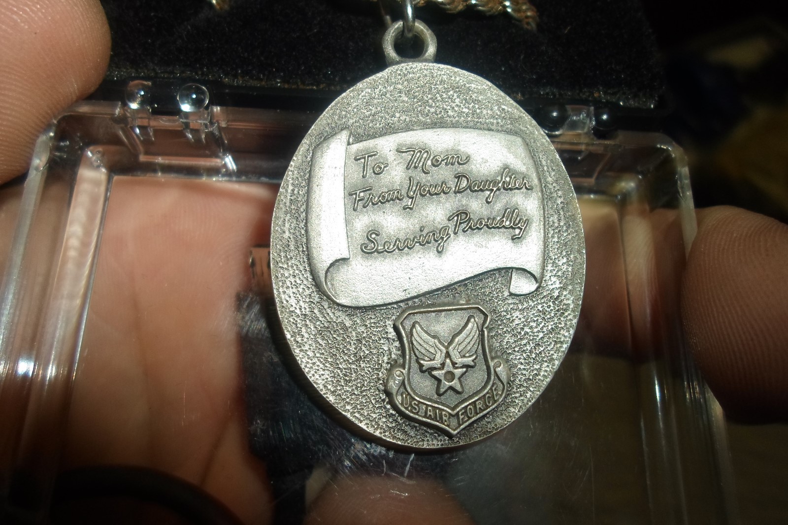Mother from Daugter Air Force Necklace