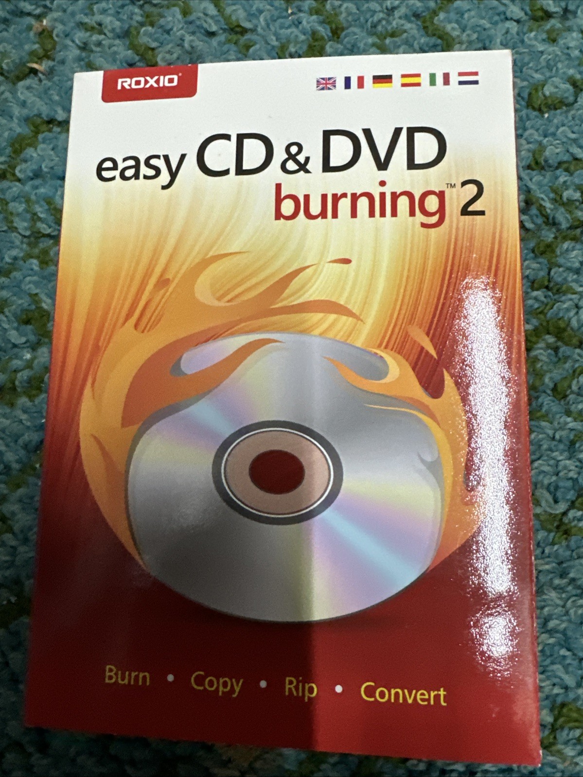 Roxio Easy CD & DVD Burning 2 Windows Software Newest Version Retail Sealed USA