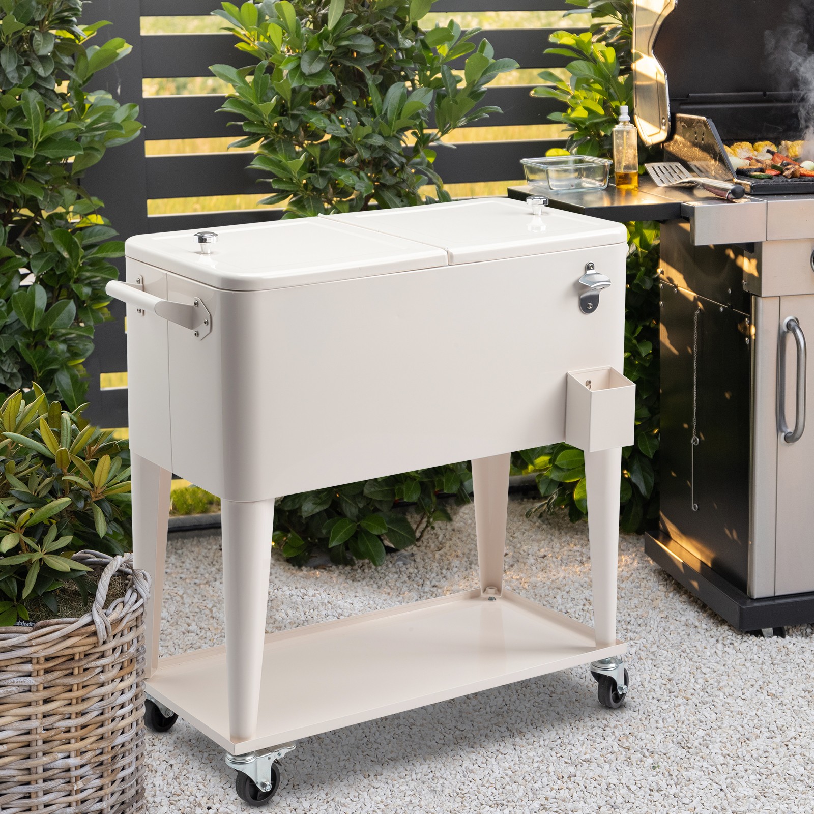 80QT Freezer Insulation Freezer Insulation Cart,FREE SHIP IN THE USA