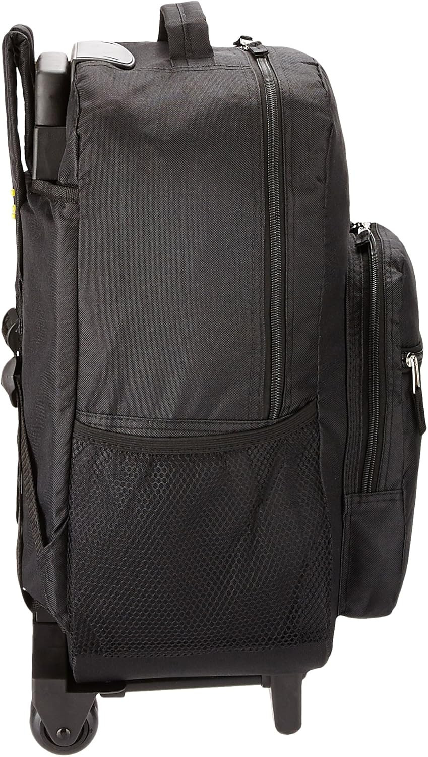Double Handle 17" Rolling Backpack, Black