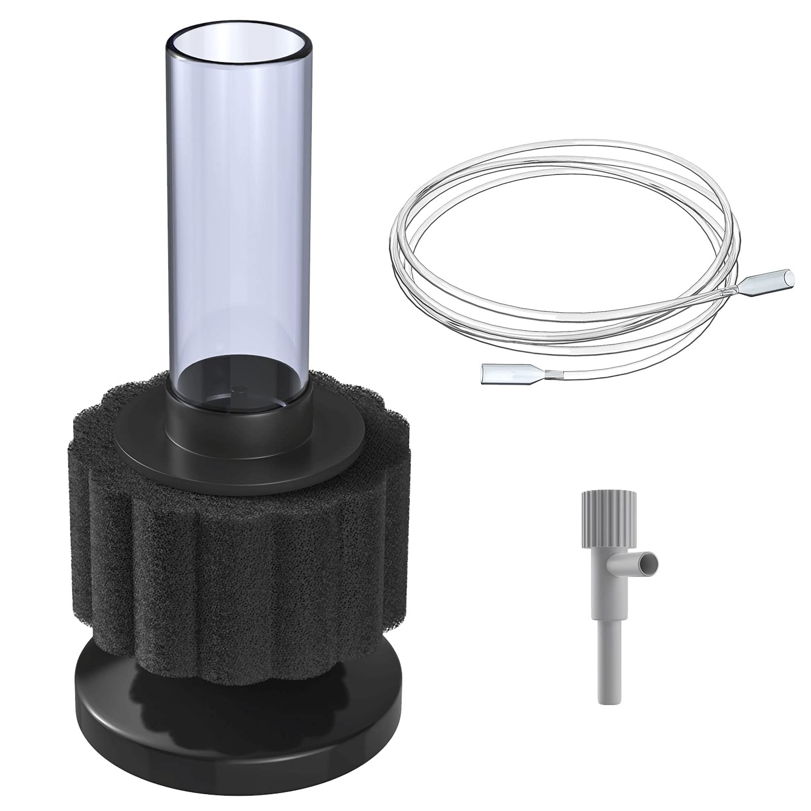Pawfly Aquarium Sponge Filter, Mini Sponge Filter Kit with Airline Tubing and Co
