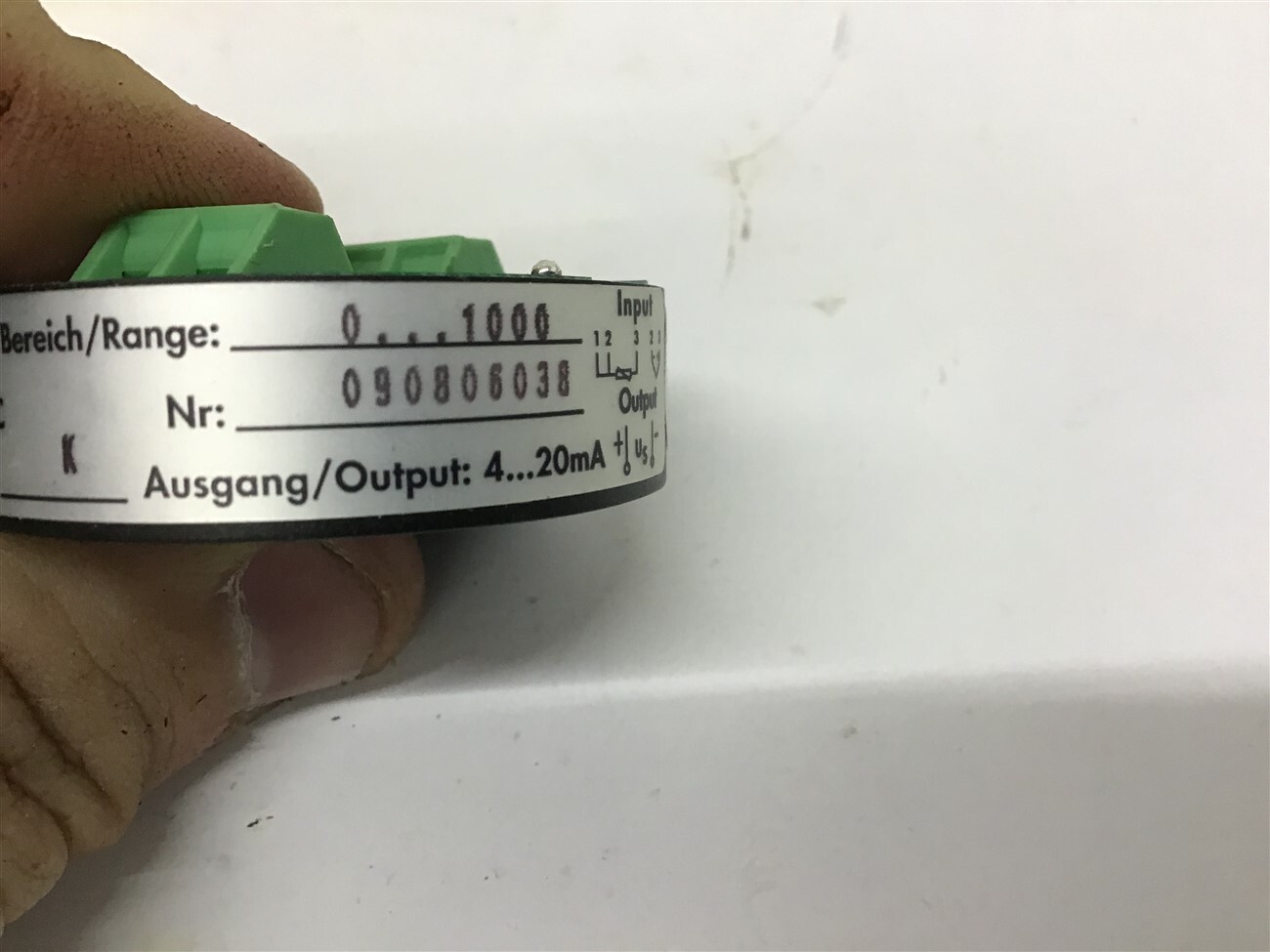 Rossel Messtechnik KAT-TK Type K 12-28 VDC Temperature Transmitter