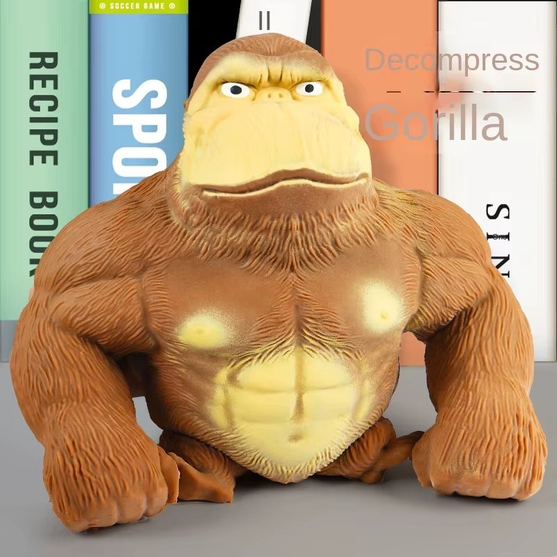 14cm Orangutan Squishy Fidget Toy Stress Relief Monkey Squeeze