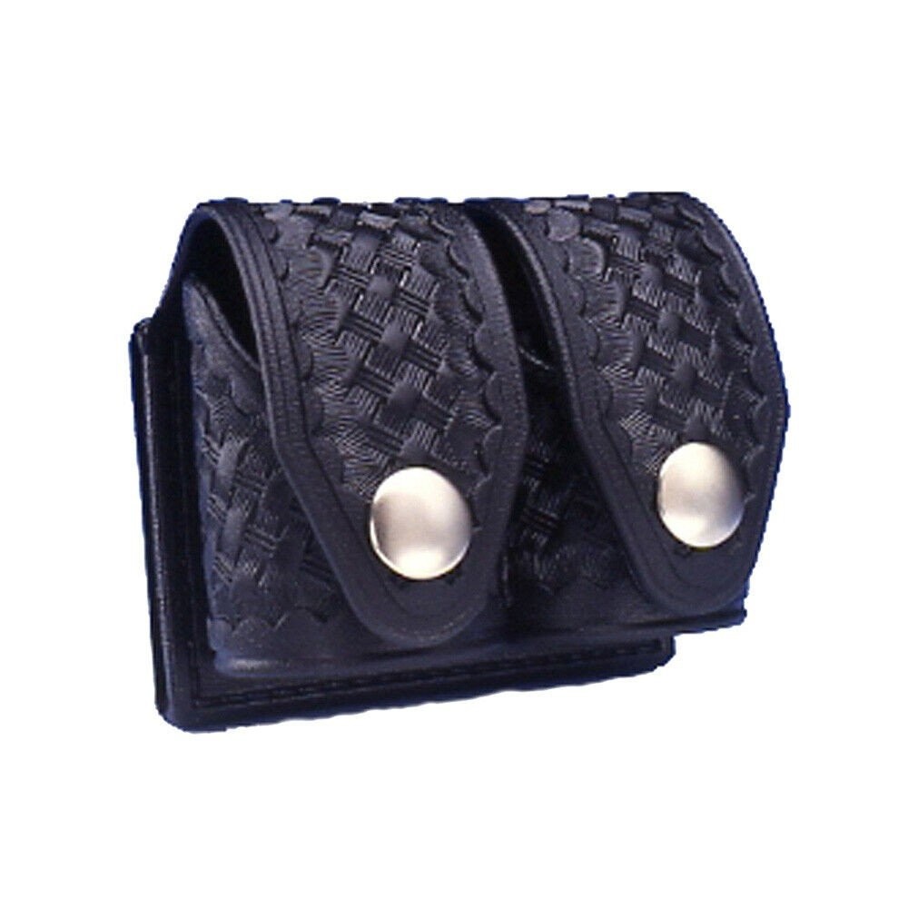 HKS Speedloader Case Large Basketweave Black 203-BLB