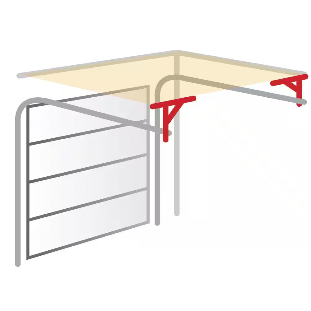 Garage Door Rear Track Hanger Kit