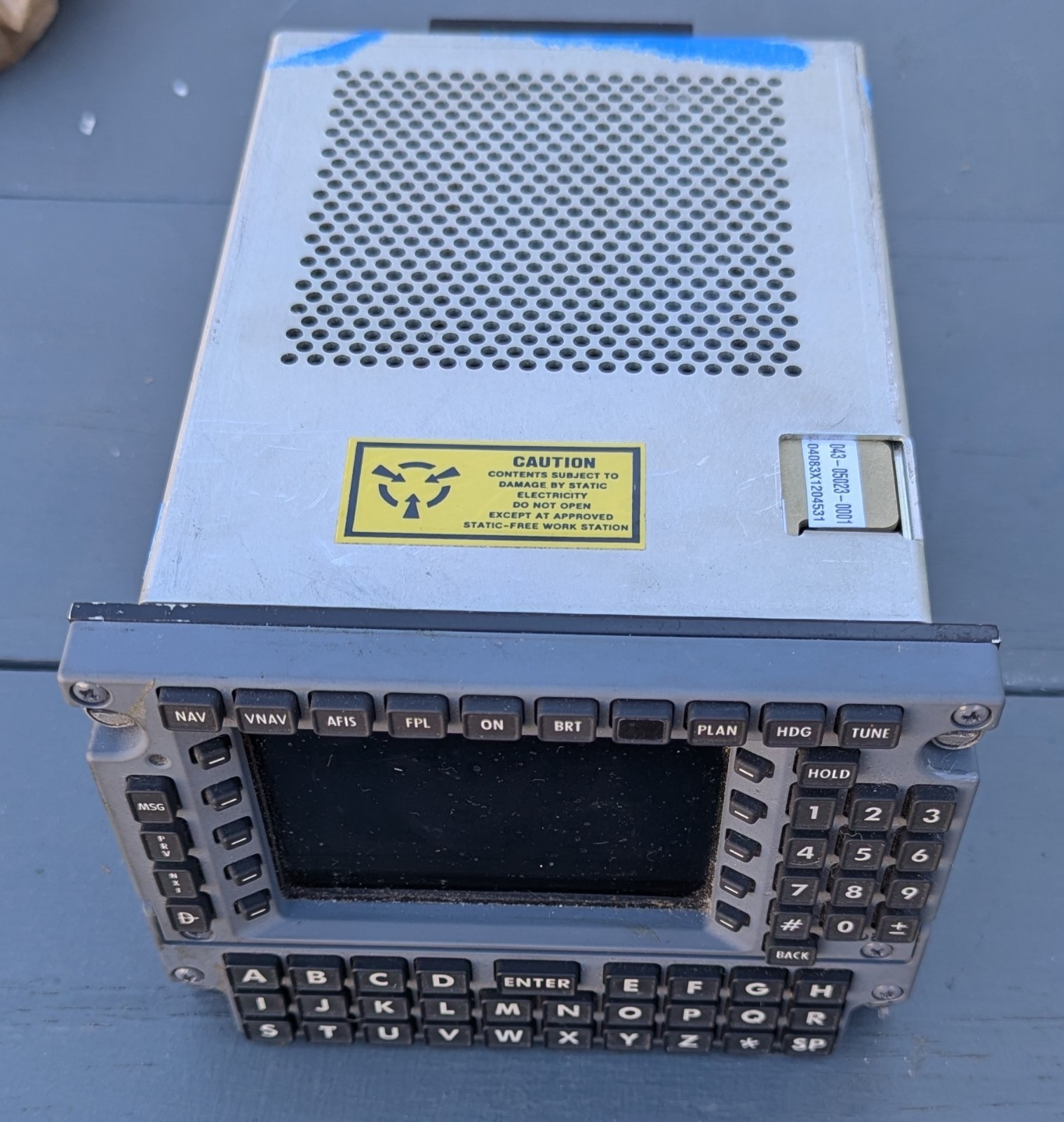Allied Signal Avionics GNS-X-CDU-XLS P/N 18420-0101-0001