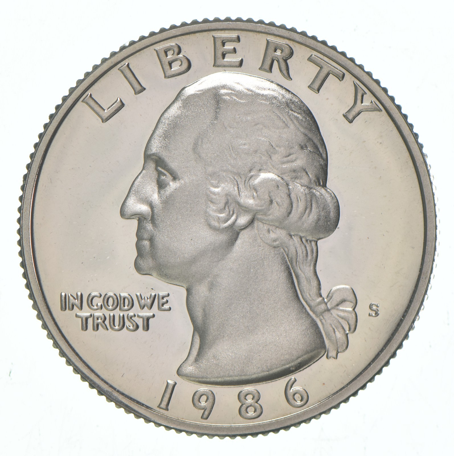 1986-S Washington Quarter CLAD Proof