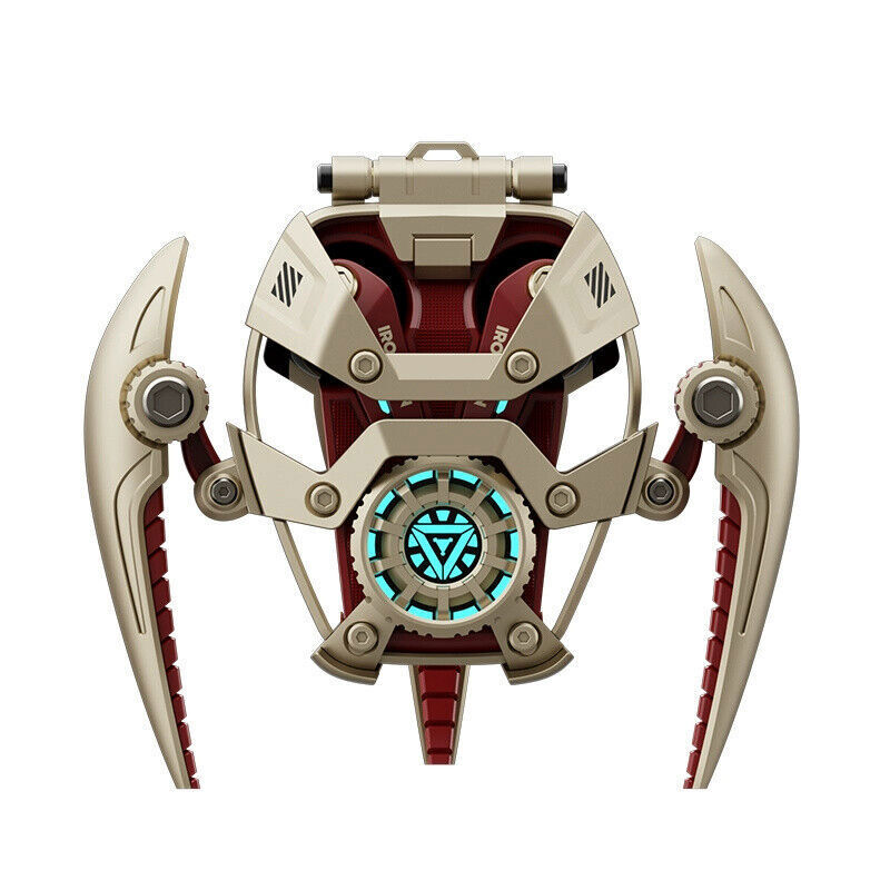 New Iron Man Arc Reactor Bluetooth 5.3 Wireless Denoise Headset Xmas Gift