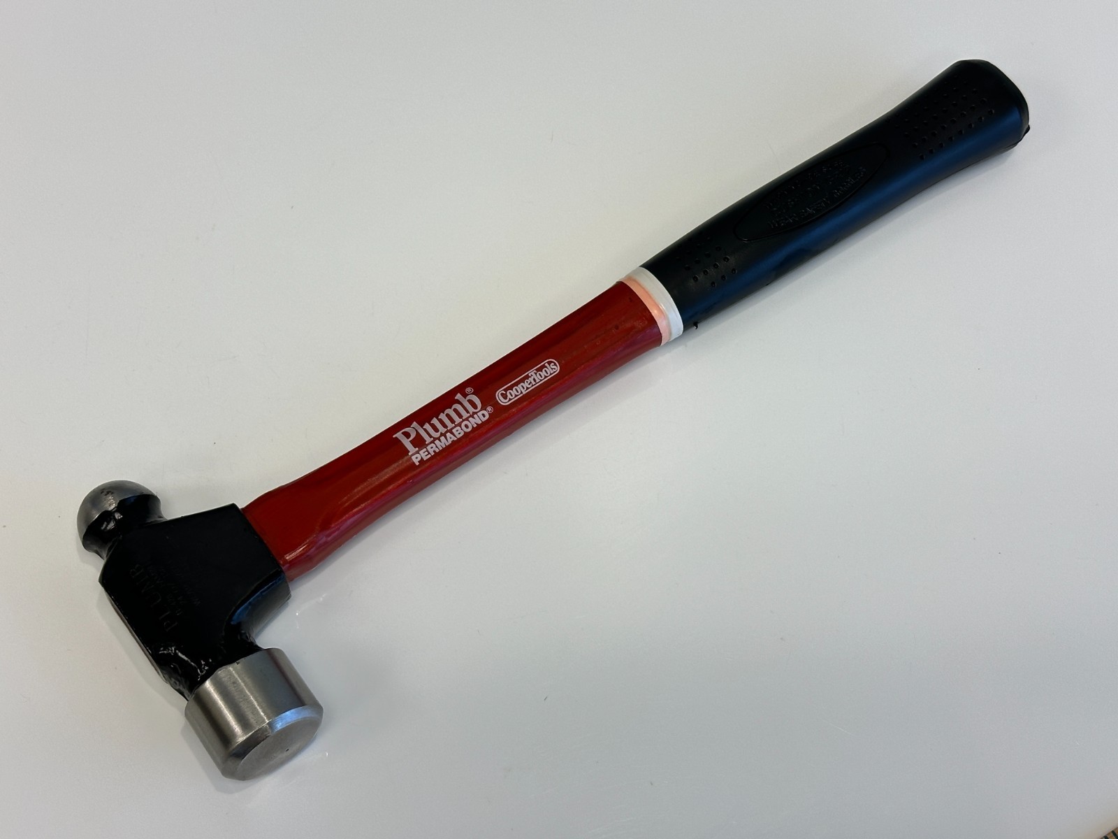 Plumb Tools USA (New Old Stock) 11-428 (FAM24) 24oz Fiberglass Ball Peen Hammer