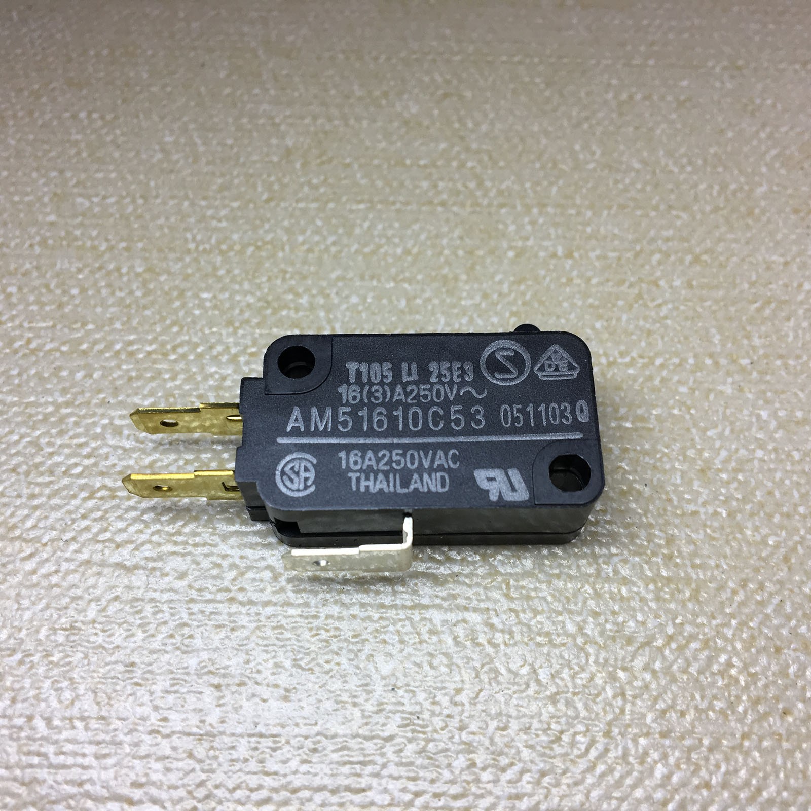 250V AM51610C53 16A High Current Silver Contact Micro Switch Travel Limit Switch