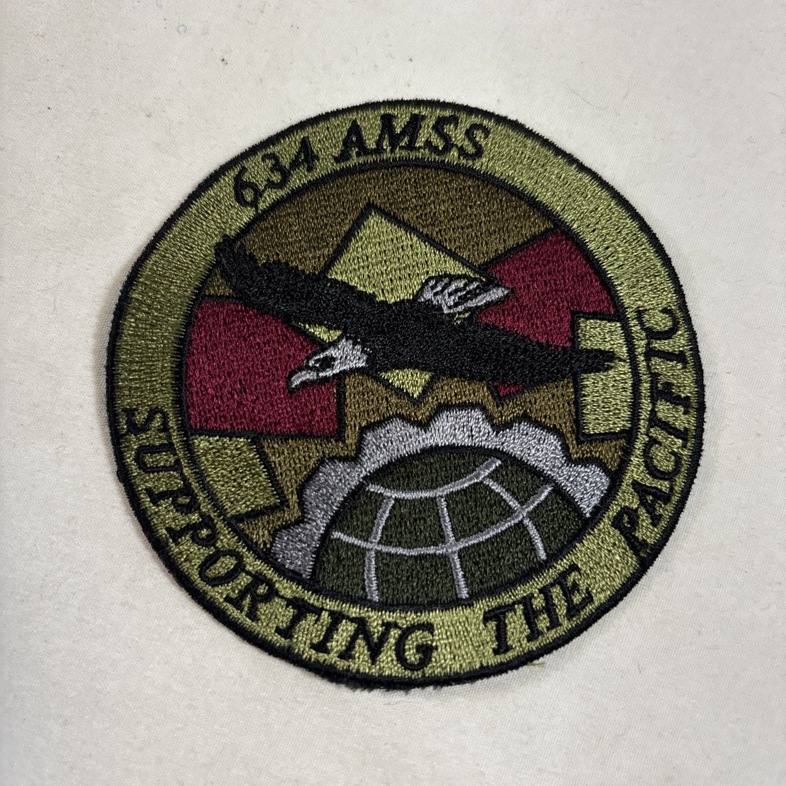 USAF 634th Air Mobility Support Squadron Subdued Patch Anderson AFB