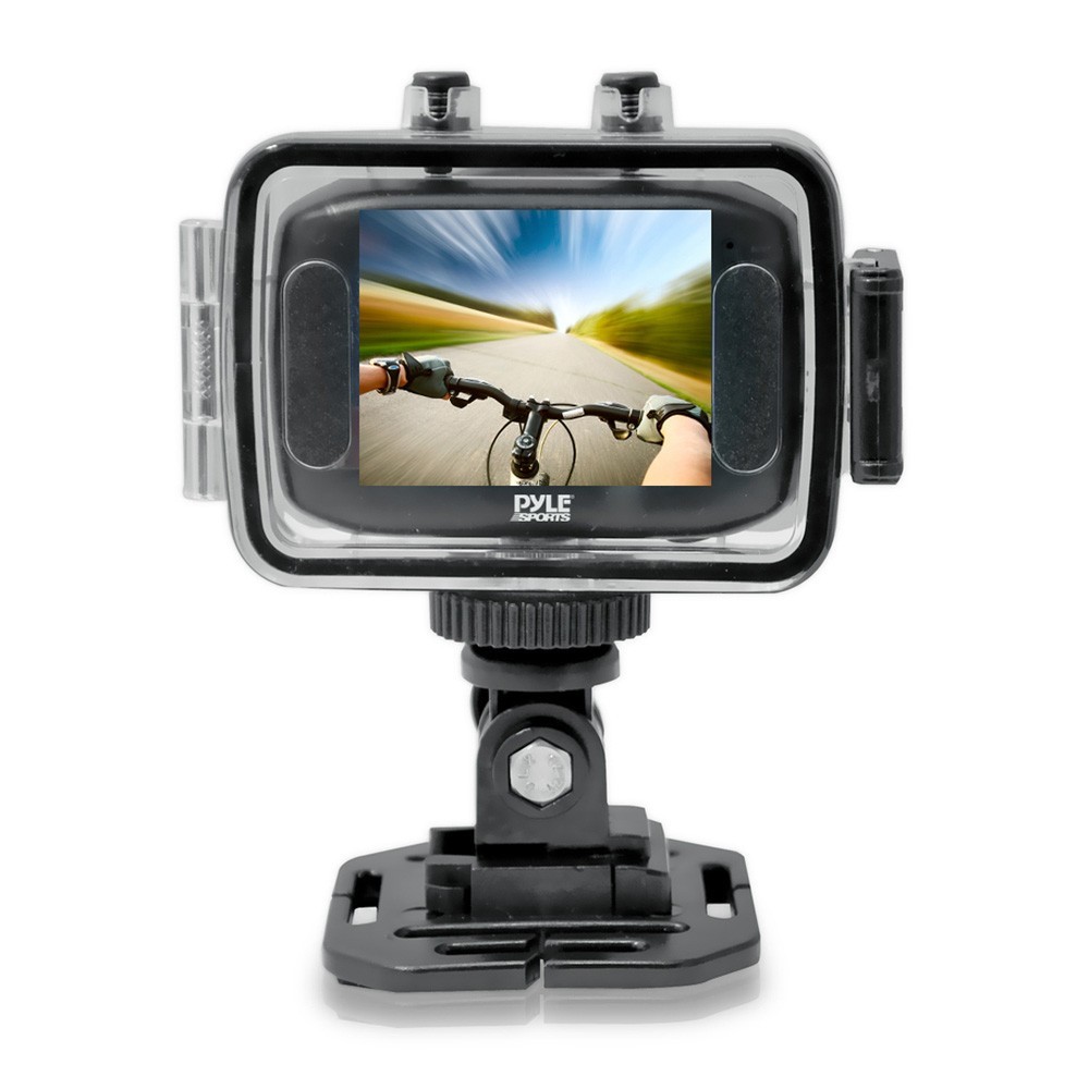Pyle High-Definition Sport Action Camera with 720p Wide-Angle Camcorder- Orange