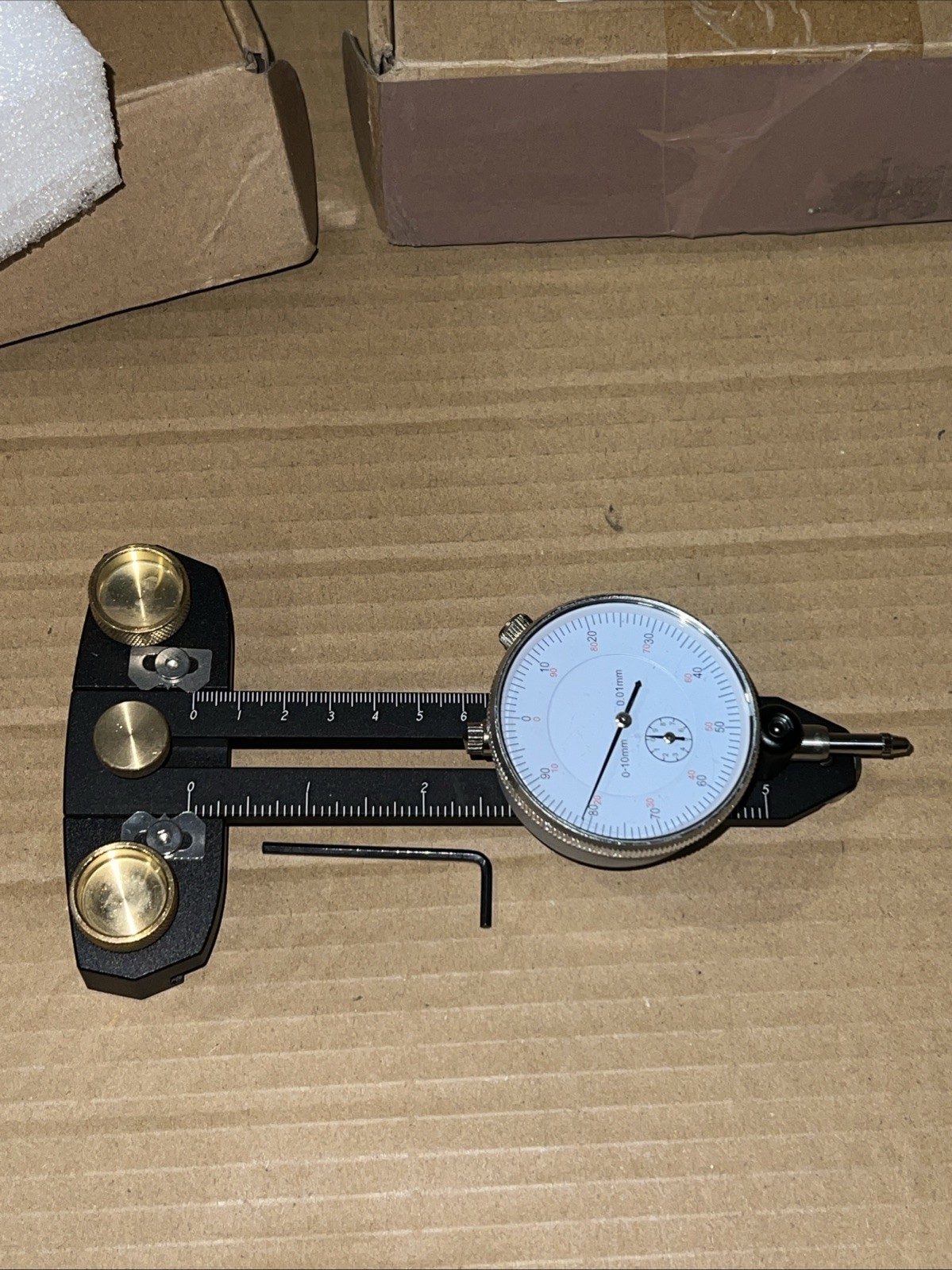Table Saw Alignment Gauge With Dial Indicator - Align Saw Blade & Fence!